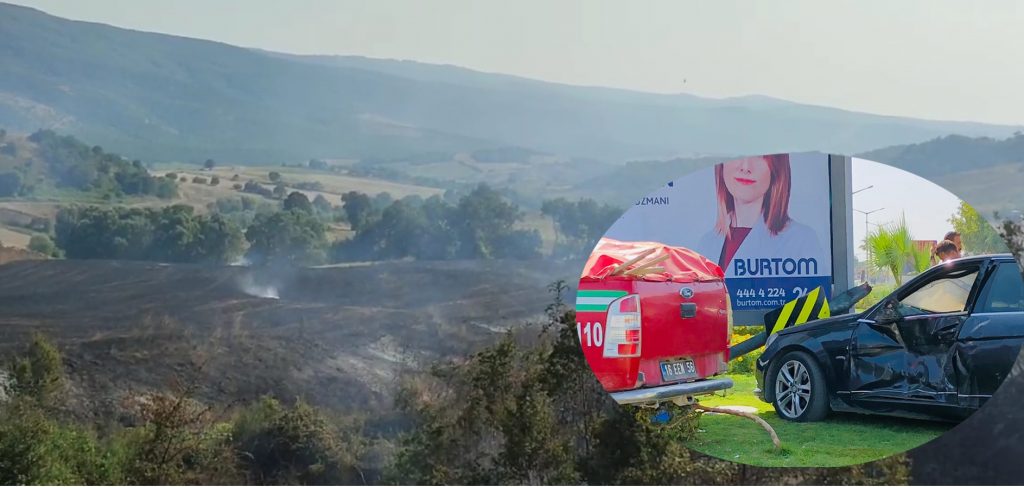 ÖNCE YANGIN SONRA KAZA