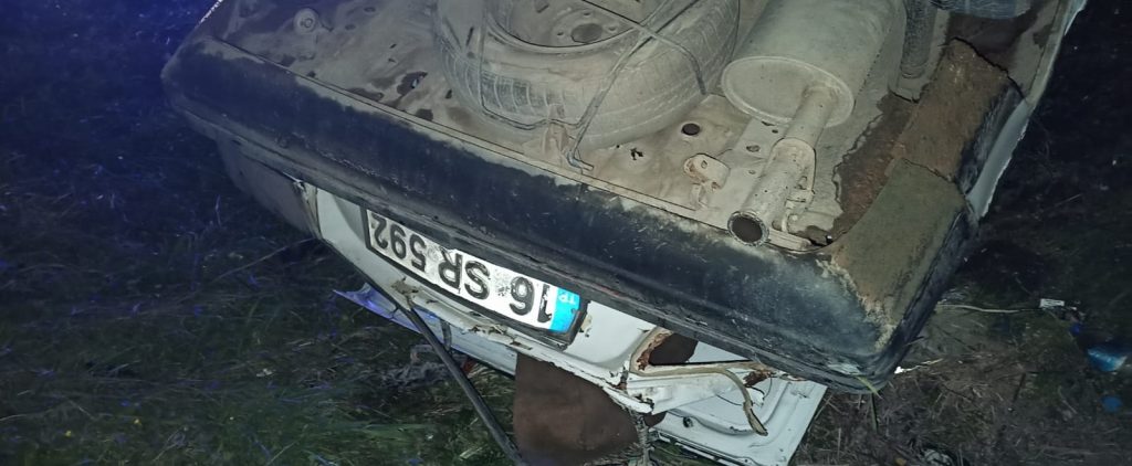 TAKLA ATAN ARAÇTAN İTFAİYE ÇIKARDI