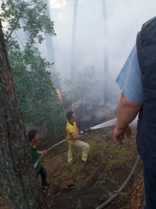 YILDIRIM DÜŞTÜ, YANGIN ÇIKTI