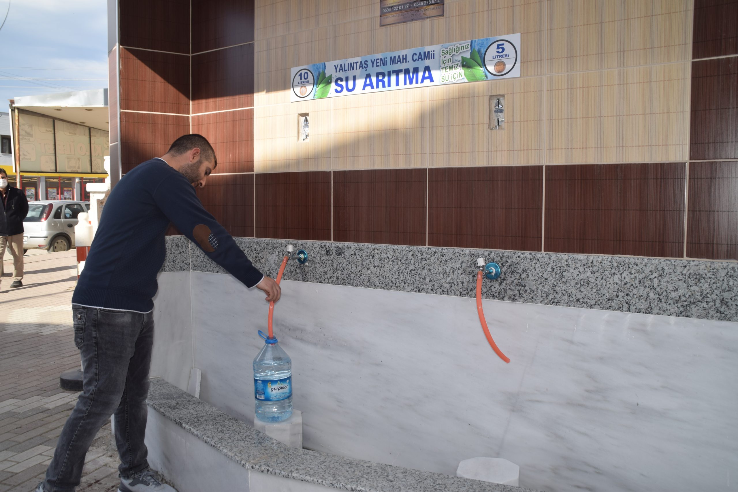 YALINTAŞ’TA İÇME SUYU HİZMETİ