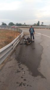 SEYİR HALİNDE ALEV ALDI