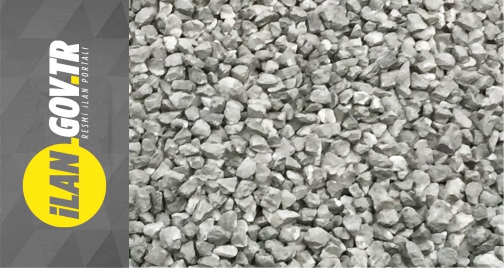 OCAK TAŞINDAN ELENMİŞ TEMEL MALZEMESİ SATIN ALINACAK