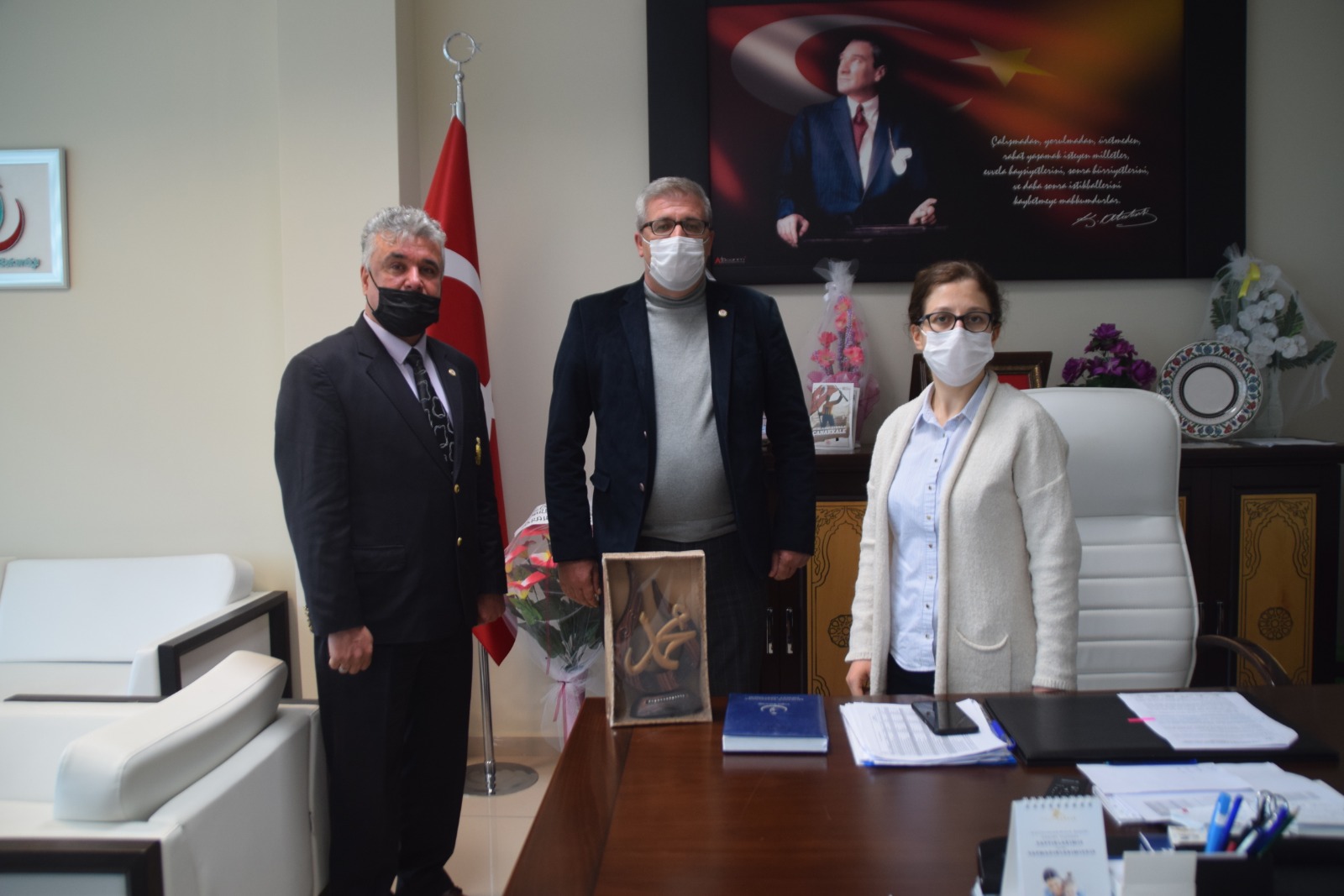 MCP’DEN HASTANE ZİYARETİ