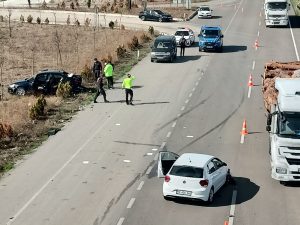 OSB KAVŞAĞINDA KAZA