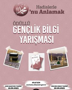 MEVLİD-İ NEBİ BİLGİ YARIŞMASI BAŞVURULARI BAŞLADI