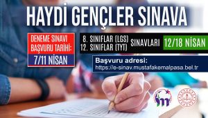 ÖĞRENCİLERE ONLİNE SINAV DESTEĞİ