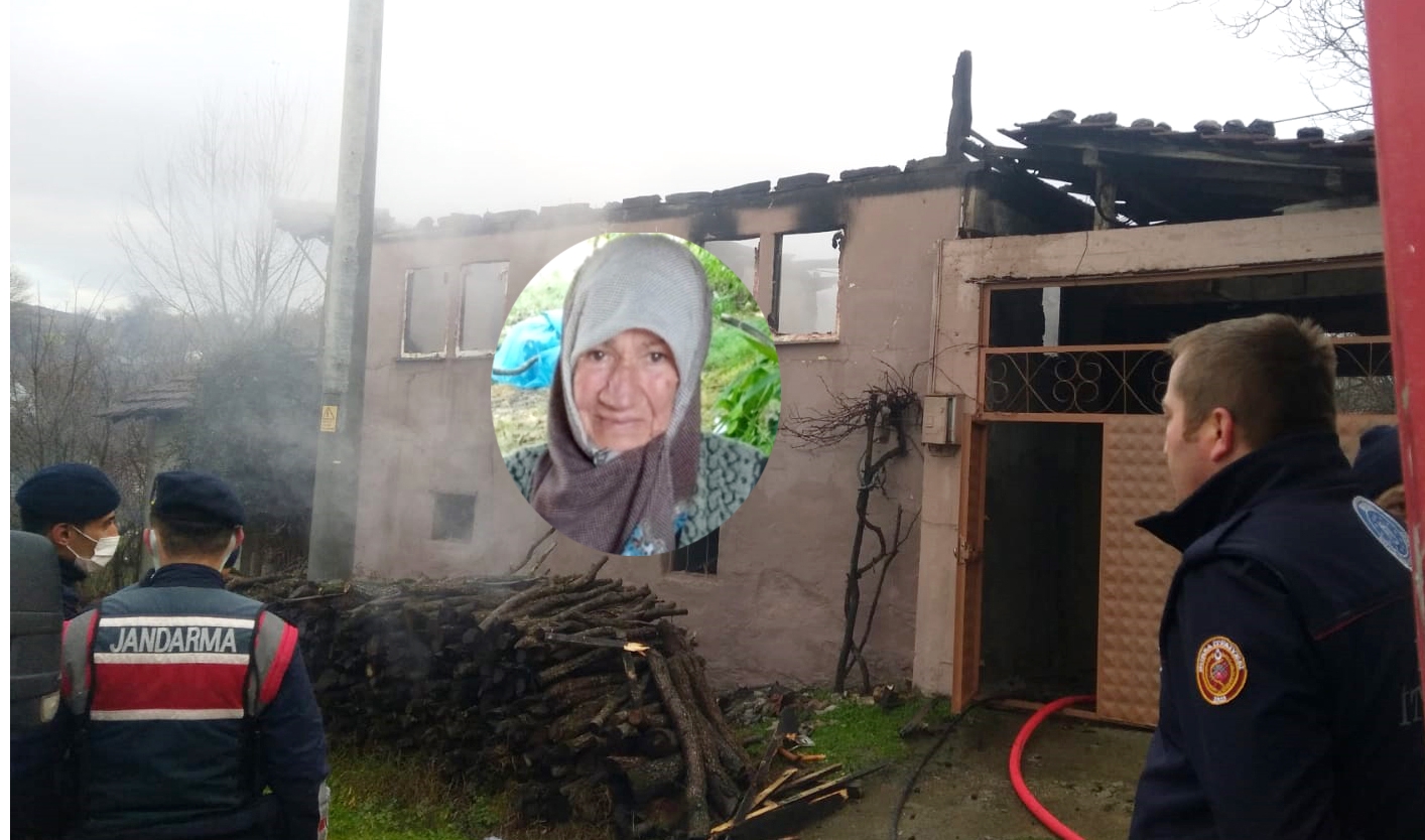 YAŞLI KADIN YANGIN KURBANI