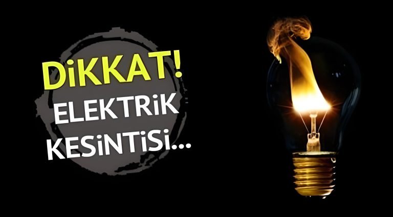 4 MAHALLEDE ELEKTRİK KESİNTİSİ