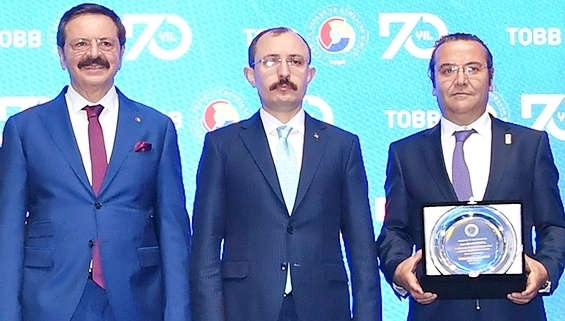 DENİZLİ’YE 70. YIL PLAKETİ