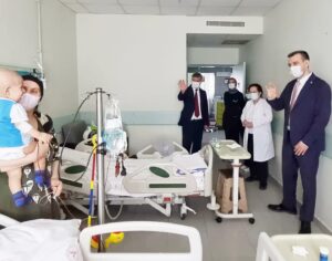 ÇOCUK ONKOLOJİSİNDE HİZMETE DEVAM