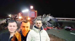 OTOBANDA FECİ KAZA: 3 ÖLÜ