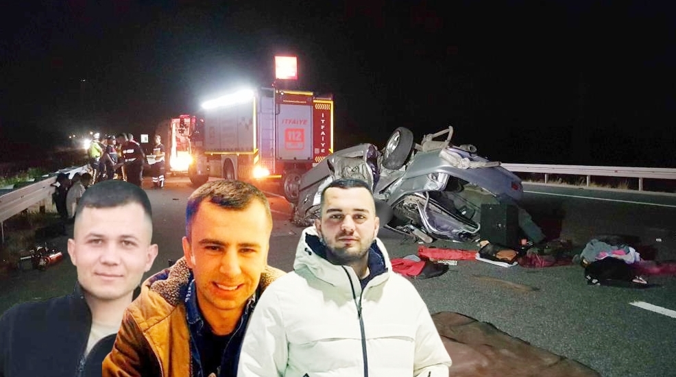 OTOBANDA FECİ KAZA: 3 ÖLÜ