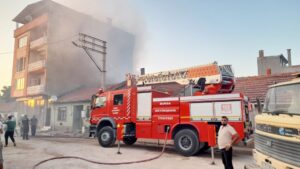 ORTA MAHALLE’DE KORKUTAN YANGIN