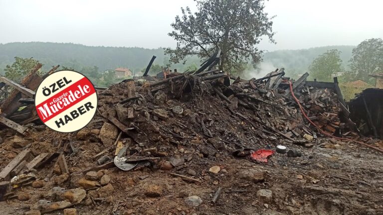 YANGIN EVSİZ BIRAKTI