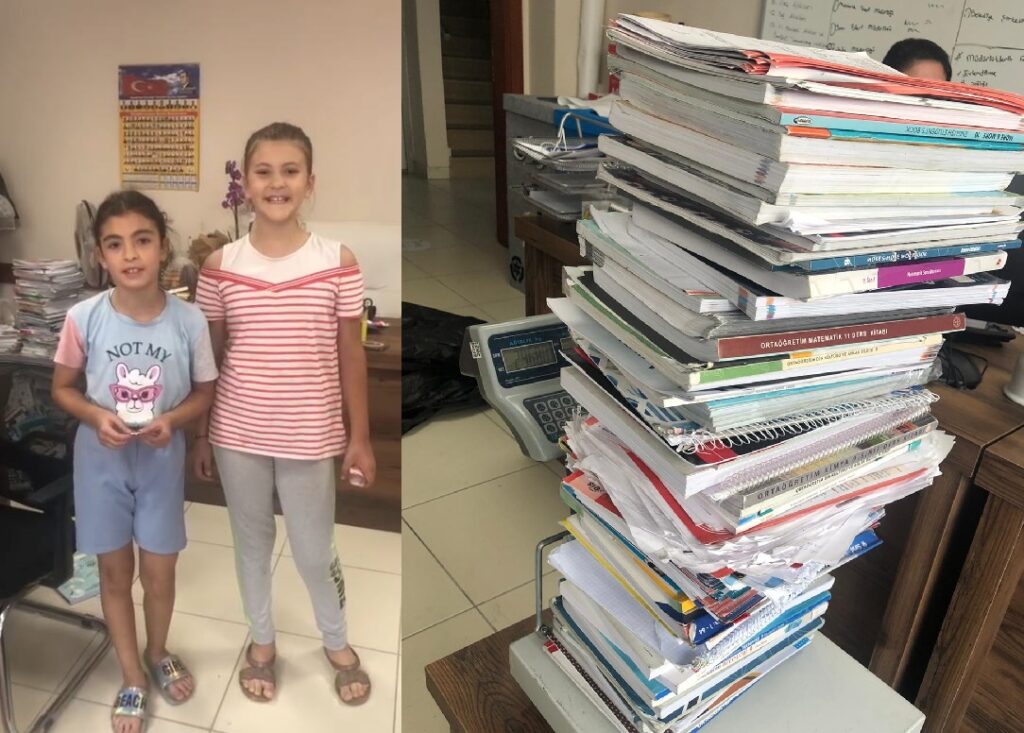 KİTAPLAR TOPLANDI, HARÇLIKLAR VERİLDİ