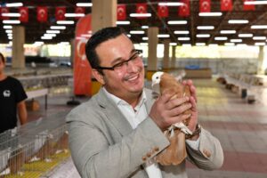 YÜZLERCE GÜVERCİN GÖRÜCÜYE ÇIKTI