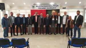 ESNAF ODALARINDAN AKKOYUNLU’YA TEBRİK ZİYARETİ