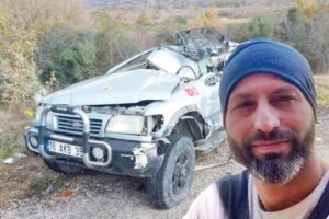 FECİ KAZA; 1 ÖLÜ, 2 YARALI