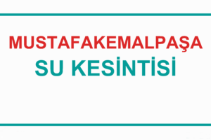 4 MERKEZ MAHALLEDE SU KESİNTİLERİNE DİKKAT