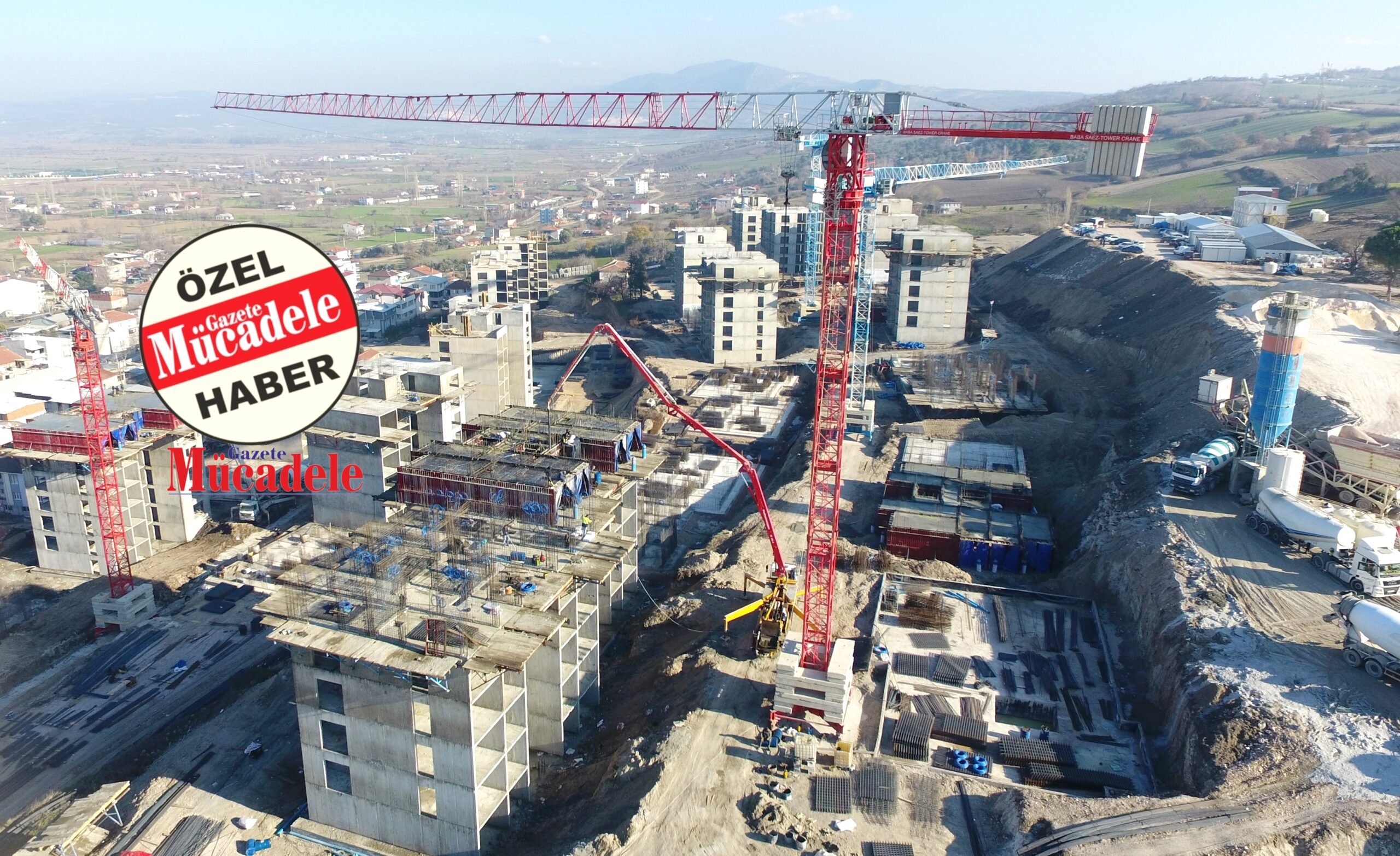 KULELER KURULUYOR, LALAŞAHİN TOKİ’YE KAVUŞUYOR