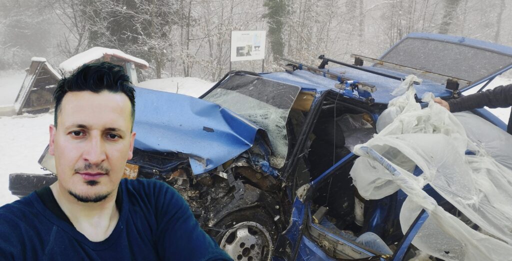 KARACALAR DERNEK BAŞKANI KAZA GEÇİRDİ