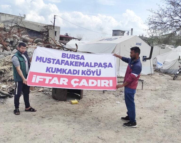 KUMKADI’DAN DEPREM BÖLGESİNE GÖNÜL İFTARI