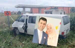 ARAÇ ŞARAMPOLE UÇTU: 1 ÖLÜ 2 YARALI