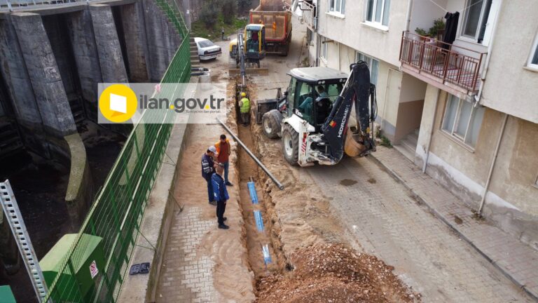 İÇME, YAĞMUR SUYU VE KANALİZASYON İŞLERİ YAPTIRILACAK