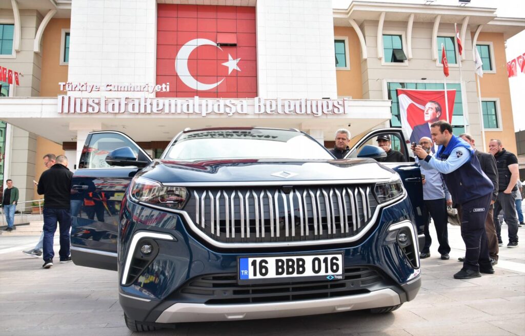  ‘TOGG’ GÖRÜCÜYE ÇIKTI