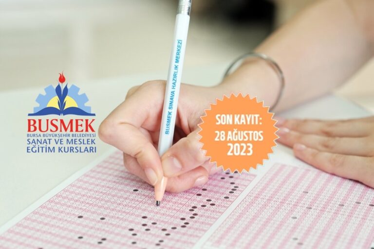 BUSMEK’TEN MUSTAFAKEMALPAŞA’YA ÜCRETSİZ YKS SINAV MERKEZİ