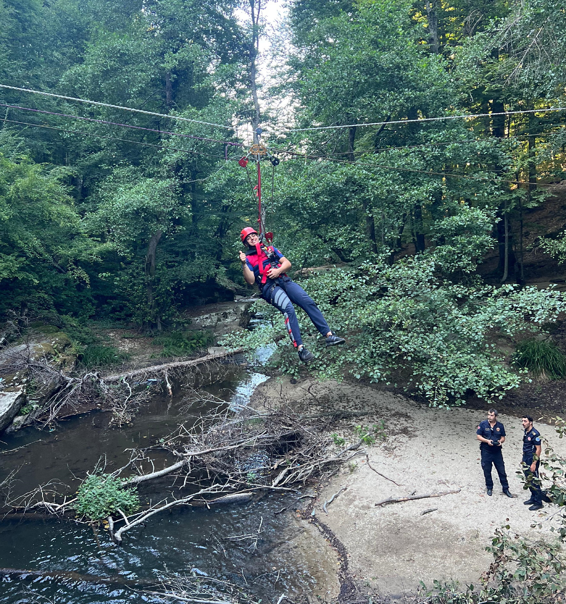 İTFAİYECİLERE SUUÇTU’DA TATBİKAT