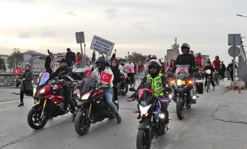 NİLÜFER HATUN MTAL’DEN 100. YILDA BİSİKLET TURU