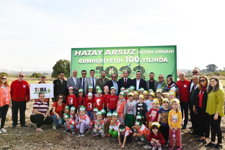 ARSUZ İÇİN 1923 FİDAN