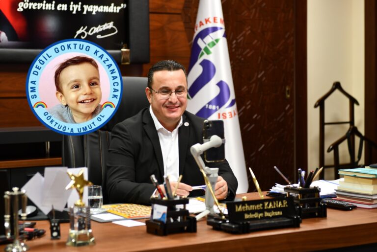 BAŞKAN KANAR, SMA’LI GÖKTUĞ’A UMUT OLDU