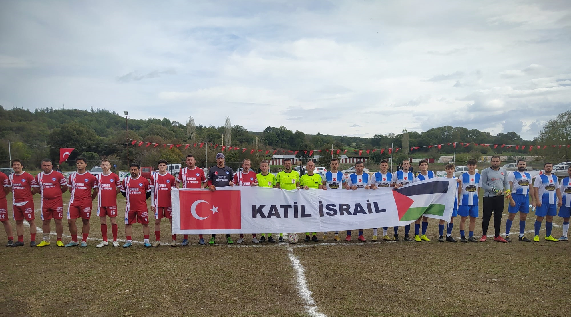 DÖLLÜK TURNUVASI’NDA FİLİSTİN’E DESTEK