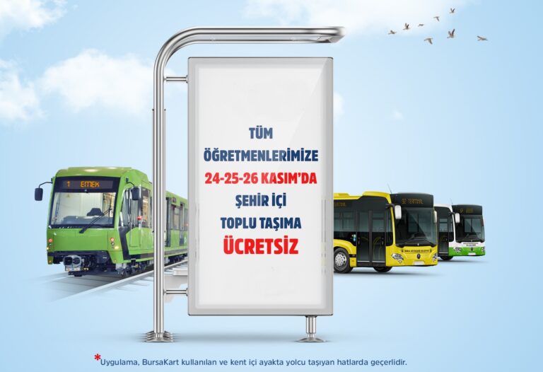 ÖĞRETMENLERE 3 GÜN ULAŞIM ÜCRETSİZ