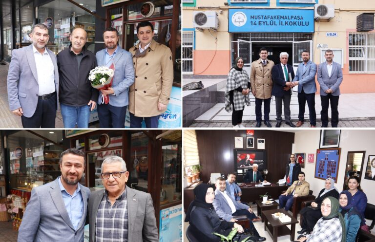 TURGUT’TAN ÖĞRETMENLERE KUTLAMA ZİYARETİ