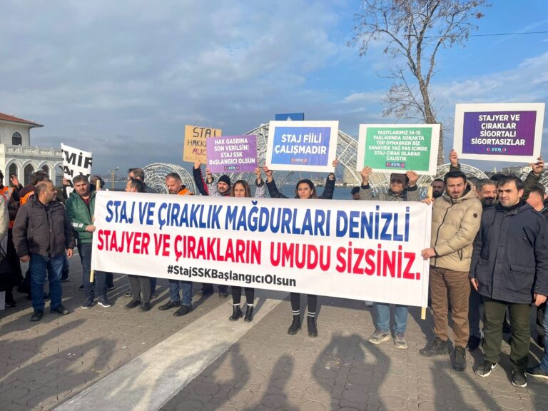 STAJ VE ÇIRAKLIK MAĞDURLARI İSTANBUL’DA BULUŞUYOR