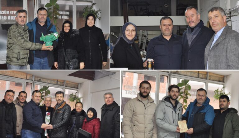 MÜCADELE’YE ‘GAZETECİLER GÜNÜ’ ZİYARETLERİ