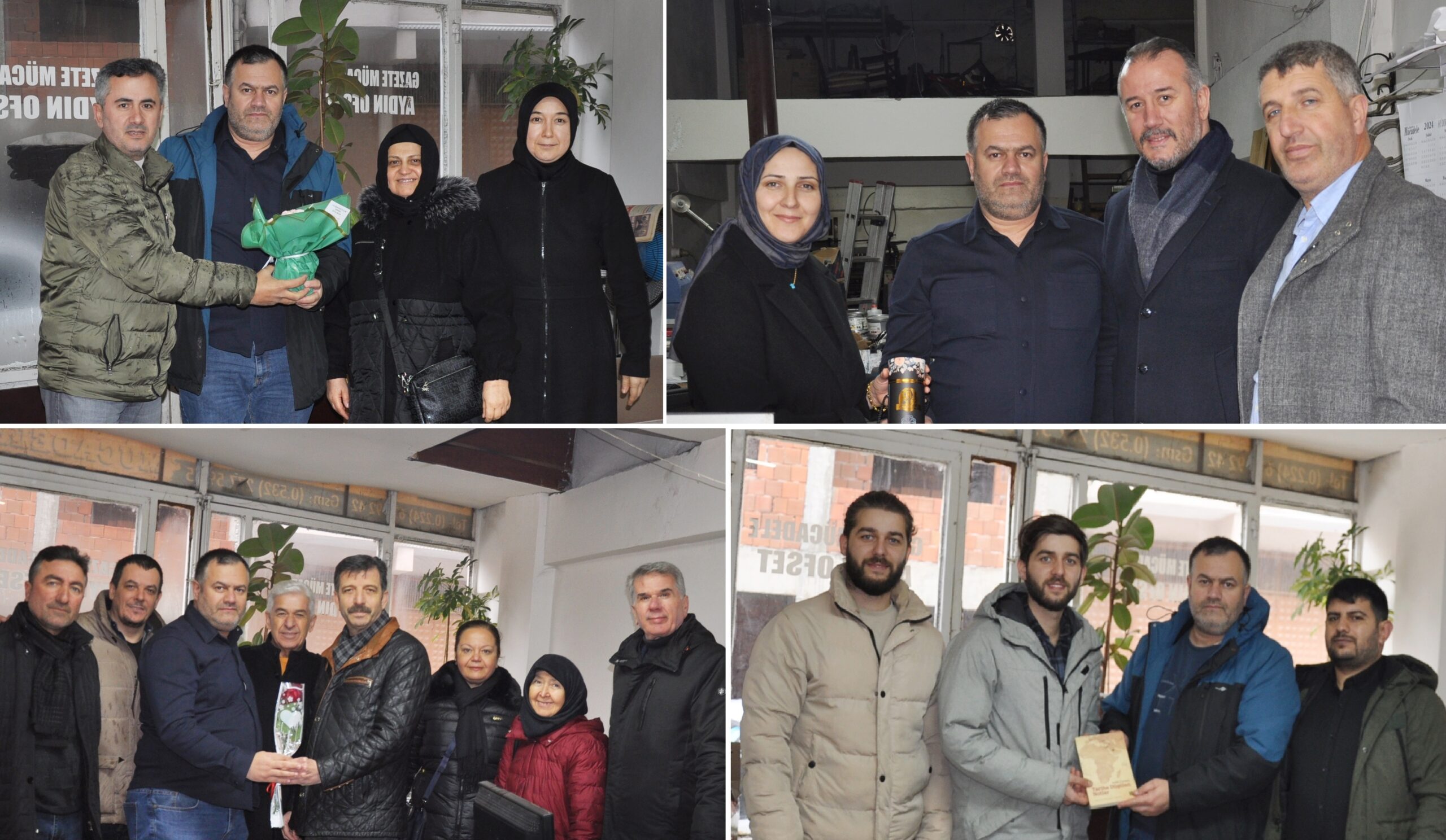 MÜCADELE’YE ‘GAZETECİLER GÜNÜ’ ZİYARETLERİ