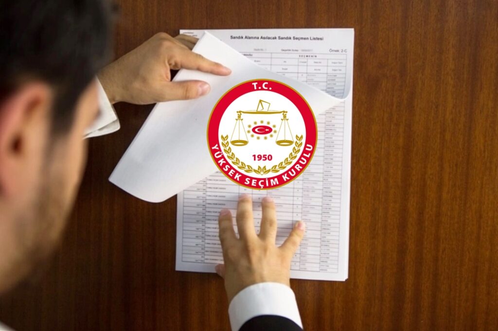 SEÇMEN LİSTELERİNİ KONTROL EDİN!