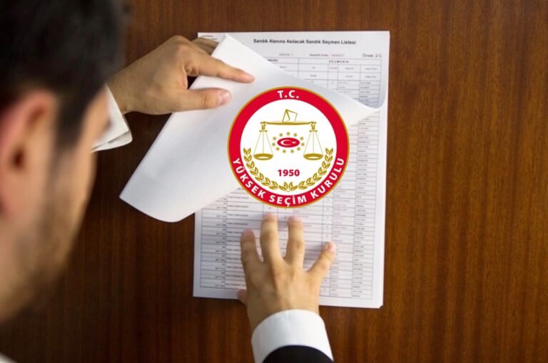 SEÇMEN LİSTELERİNİ KONTROL EDİN!