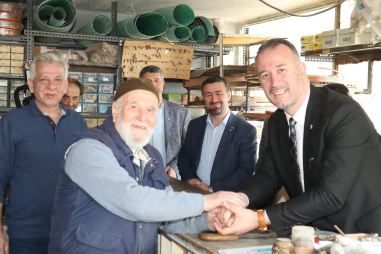 ESNAF DOSTU BAŞKAN ADAYI SANAYİ SİTESİ’NDE