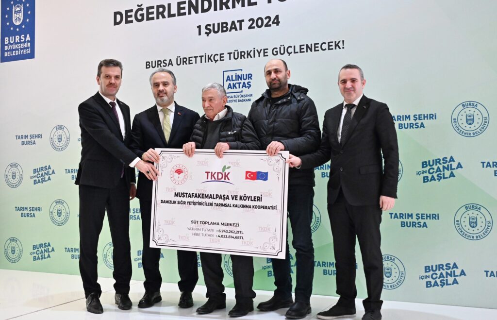 MUSTAFAKEMALPAŞA’LI KOOPERATİFLERİN YATIRIMLARINA MİLYONLUK HİBE