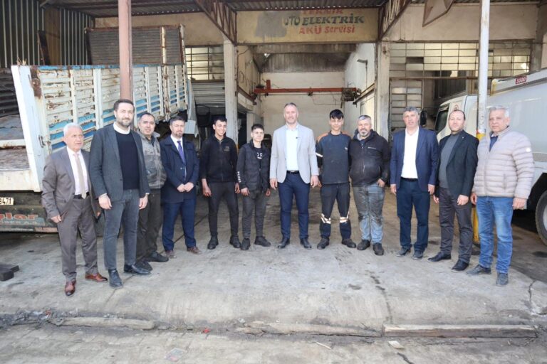 SANAYİ ESNAFINDAN BEYGİRCİ’YE TAM DESTEK