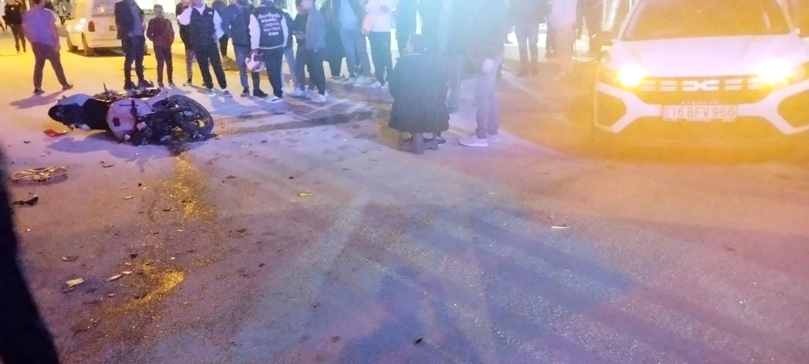 BARIŞ MAHALLESİ’NDE KORKUTAN KAZA