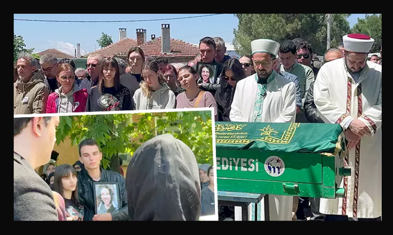 CİNAYET KURBANI MOTOKURYEYE VEDA