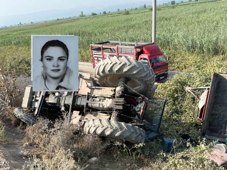 MEVSİMLİK İŞÇİ TRAKTÖRÜ DEVRİLDİ; 1 ÖLÜ