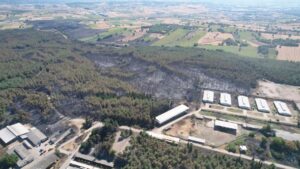 ÜNİVERSİTEDEKİ YANGININ HASARI ORTAYA ÇIKTI