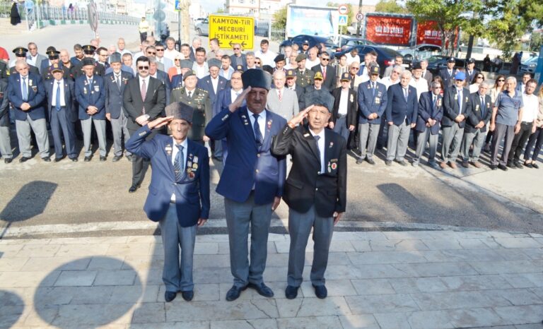 GAZİLER GÜNÜ TÖRENLE KUTLANDI